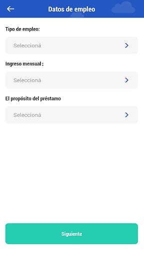 Préstamos flexibles al consumo, captura 3
