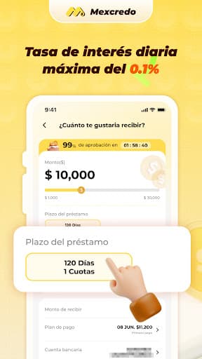 Mexcredo - Efectivo Rápido, captura 3