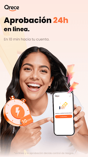 Qrece Préstamos de dinero, captura 1