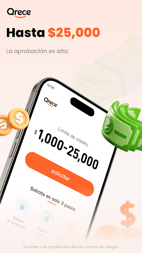 Qrece Préstamos de dinero, captura 2