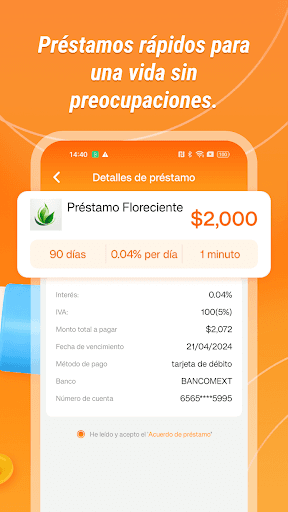 EfectivoYa - Préstamo rápido, captura 3